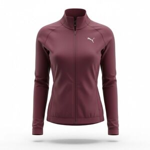 Puma DryCell Training Full Zip Jacket Womens Cranberry Size - XS